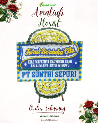 Papan Bunga Duka di Baktiya Barat